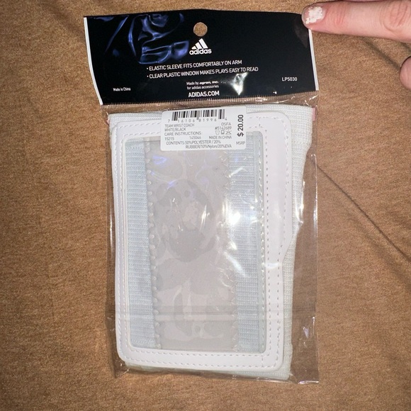 Adidas White Wrist Coach - Picture 2 of 2